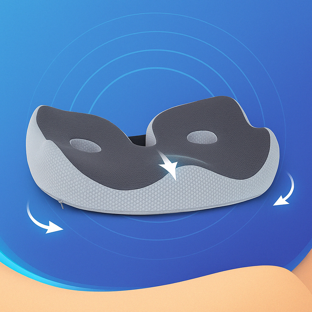 Orthopedic Memory Foam Seat Cushion - ComfortNest