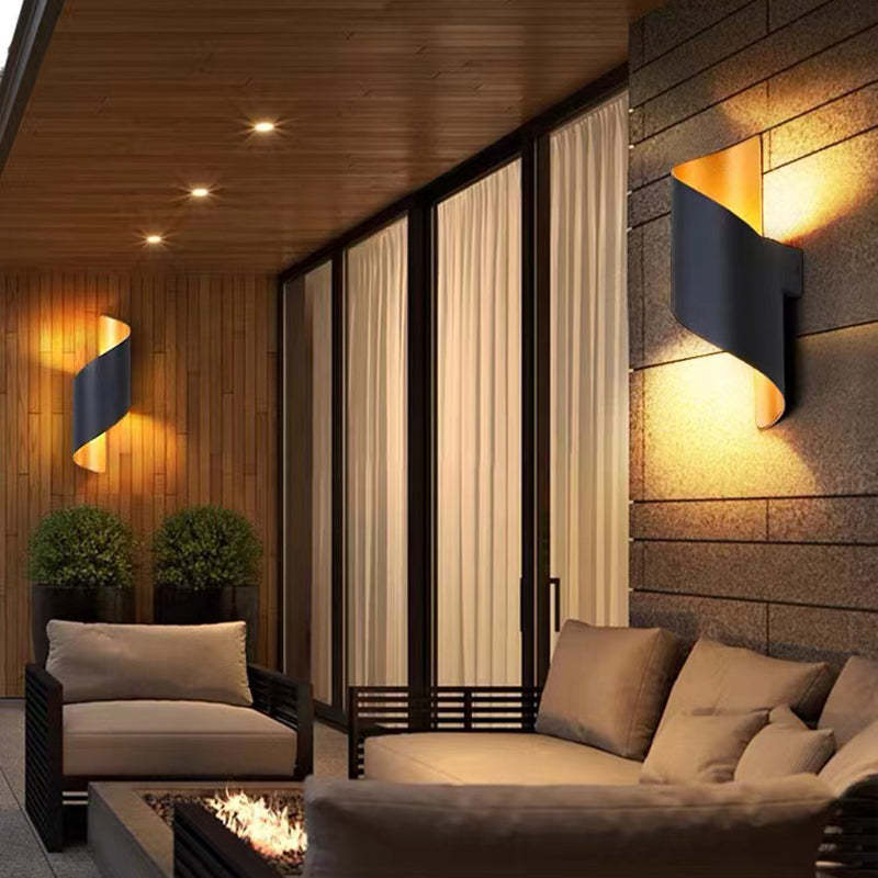 Spiral LED Wall Light - LumaGlow
