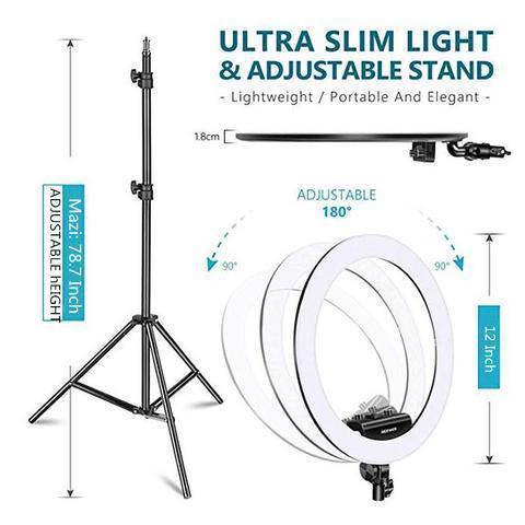 LED Ring Light - LuminaGlow