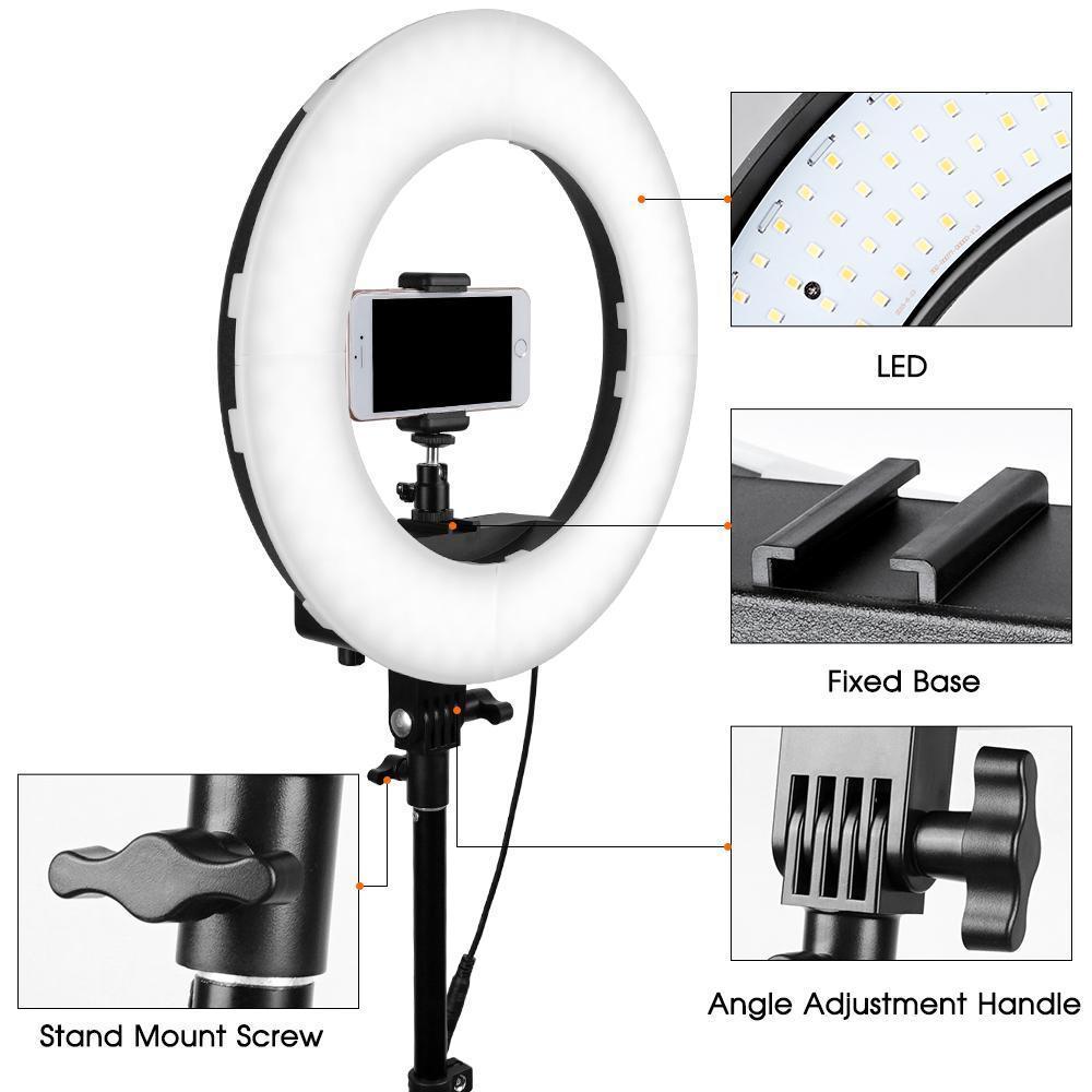 LED Ring Light - LuminaGlow