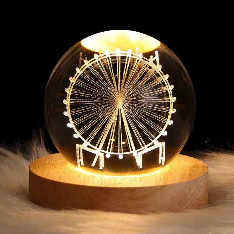 3D Crystal Mood Lighting - LumaSphere