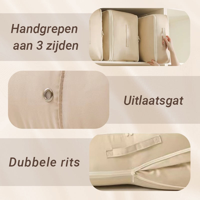 Vacuum Compression Storage Bags - SpaceSaver Pro