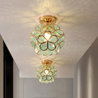 Floral Glass Ceiling Light - Luminara Designs