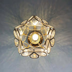 Floral Glass Ceiling Light - Luminara Designs
