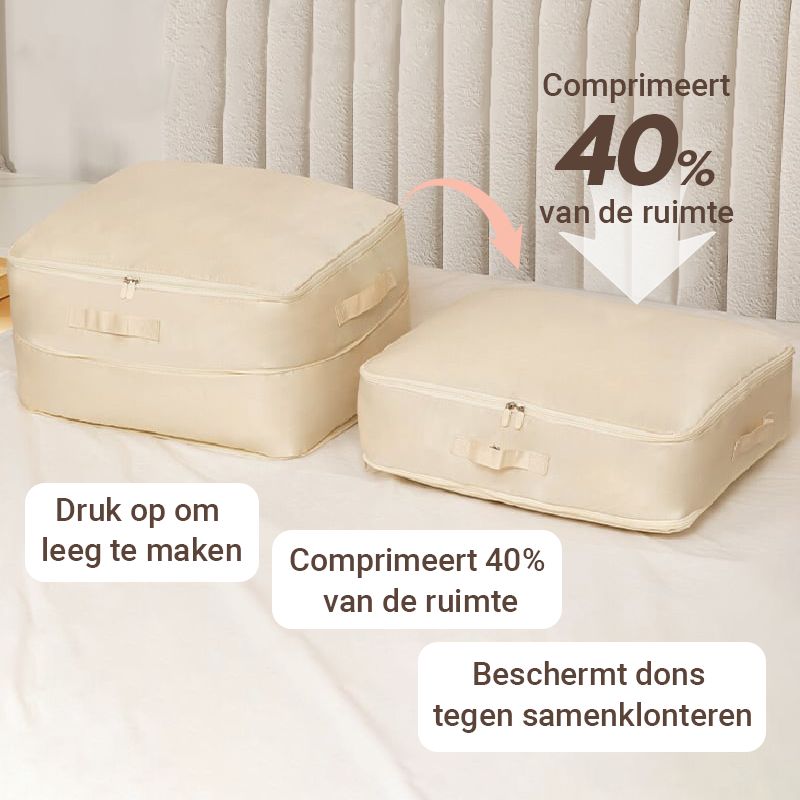 Vacuum Compression Storage Bags - SpaceSaver Pro