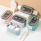 Stainless Steel Bento Lunch Box - EcoMeal Pro