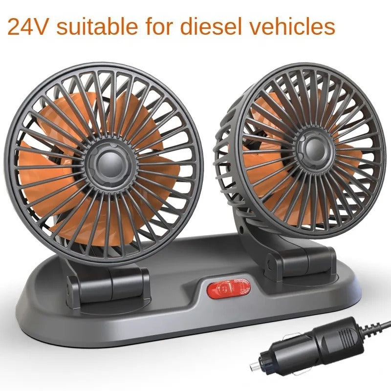 360° Adjustable Car Cooling Fan - AeroBreeze