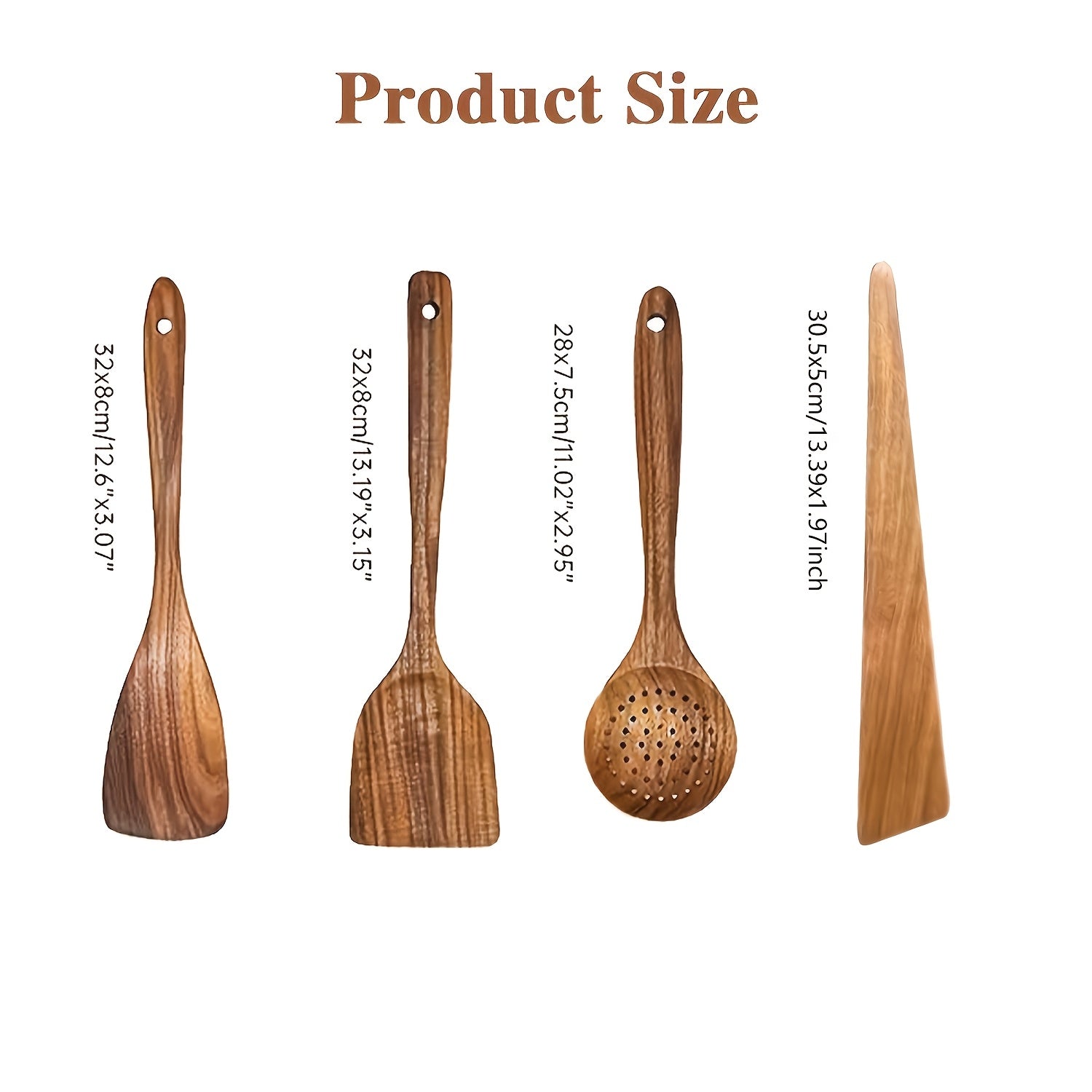 Teak Cooking Utensil Set - Artisan Kitchenware