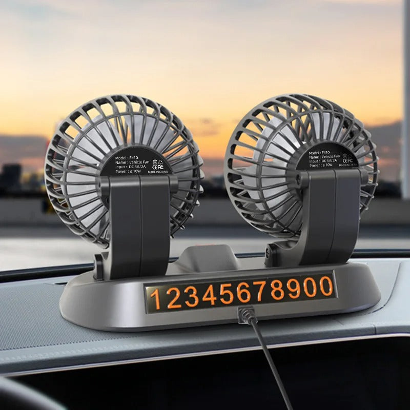 360° Adjustable Car Cooling Fan - AeroBreeze