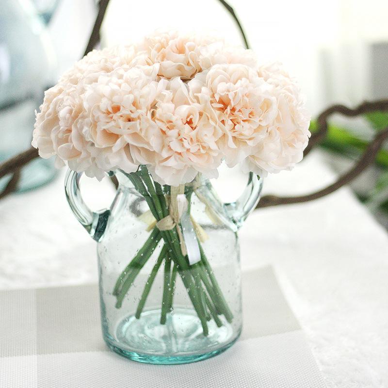 Faux Peony Bouquet - Luxe Flora