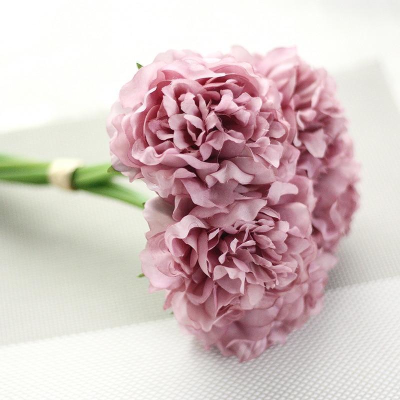 Faux Peony Bouquet - Luxe Flora