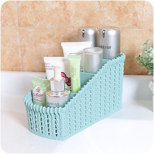 Woven Plastic Storage Bins - LuxeHome Essentials