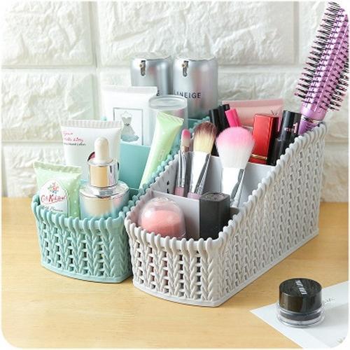 Woven Plastic Storage Bins - LuxeHome Essentials