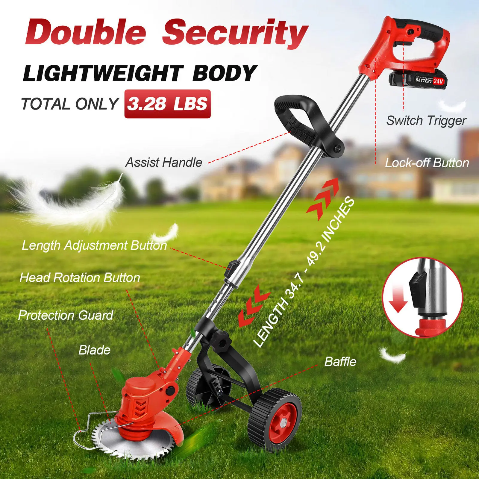 Wireless Turf Trimmer - GreenEdge Tools