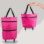 Convertible Shopping Bag with Wheels - LuxeCarry