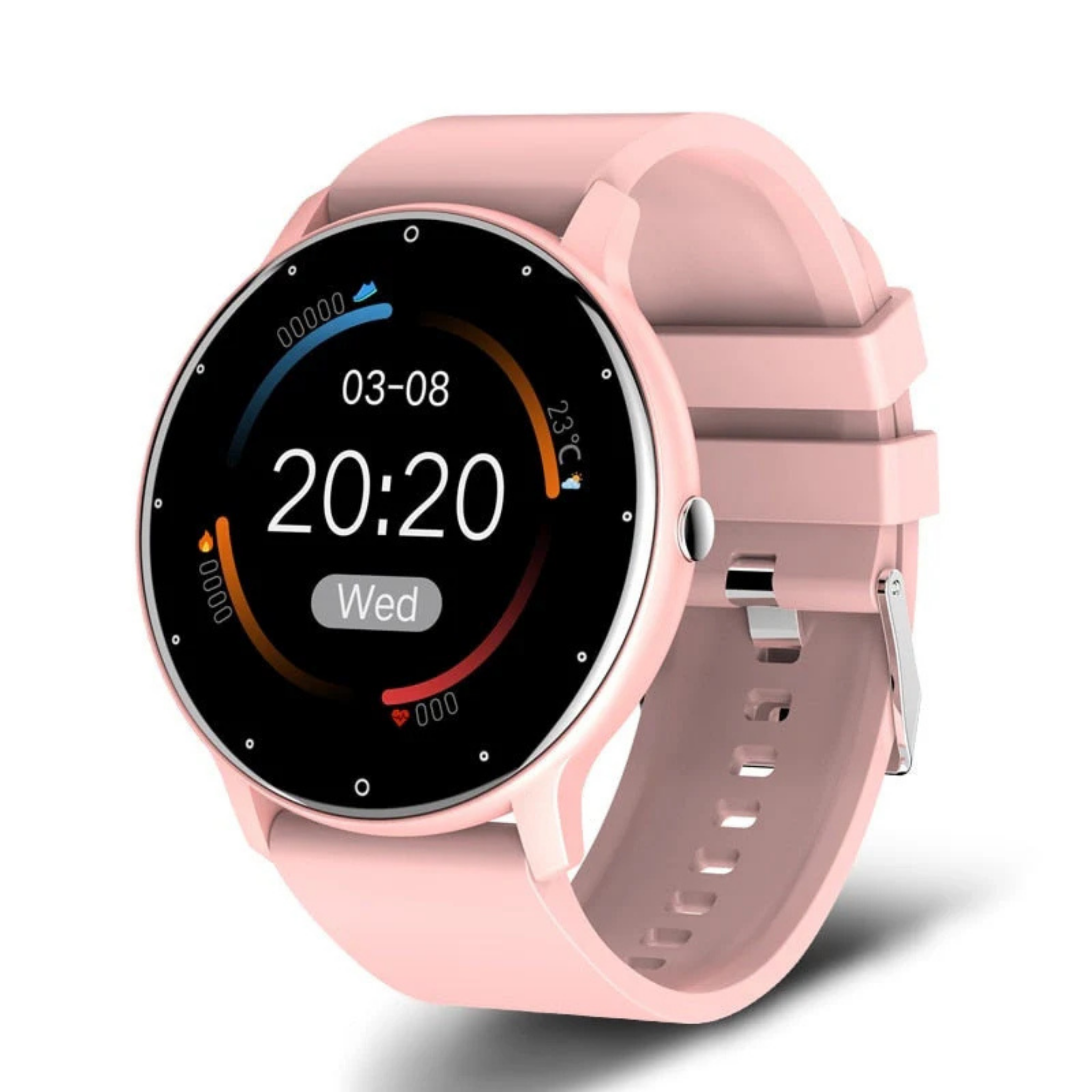 HealthTrack Pro Smart Watch - Blood Pressure & Heart Rate Monitor