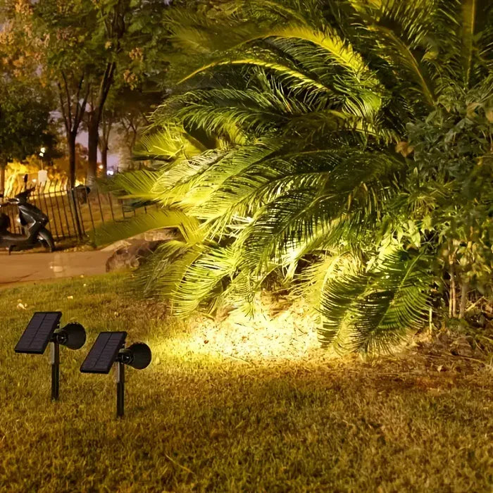 Solar Spotlight with Adjustable Design - LumaGlow