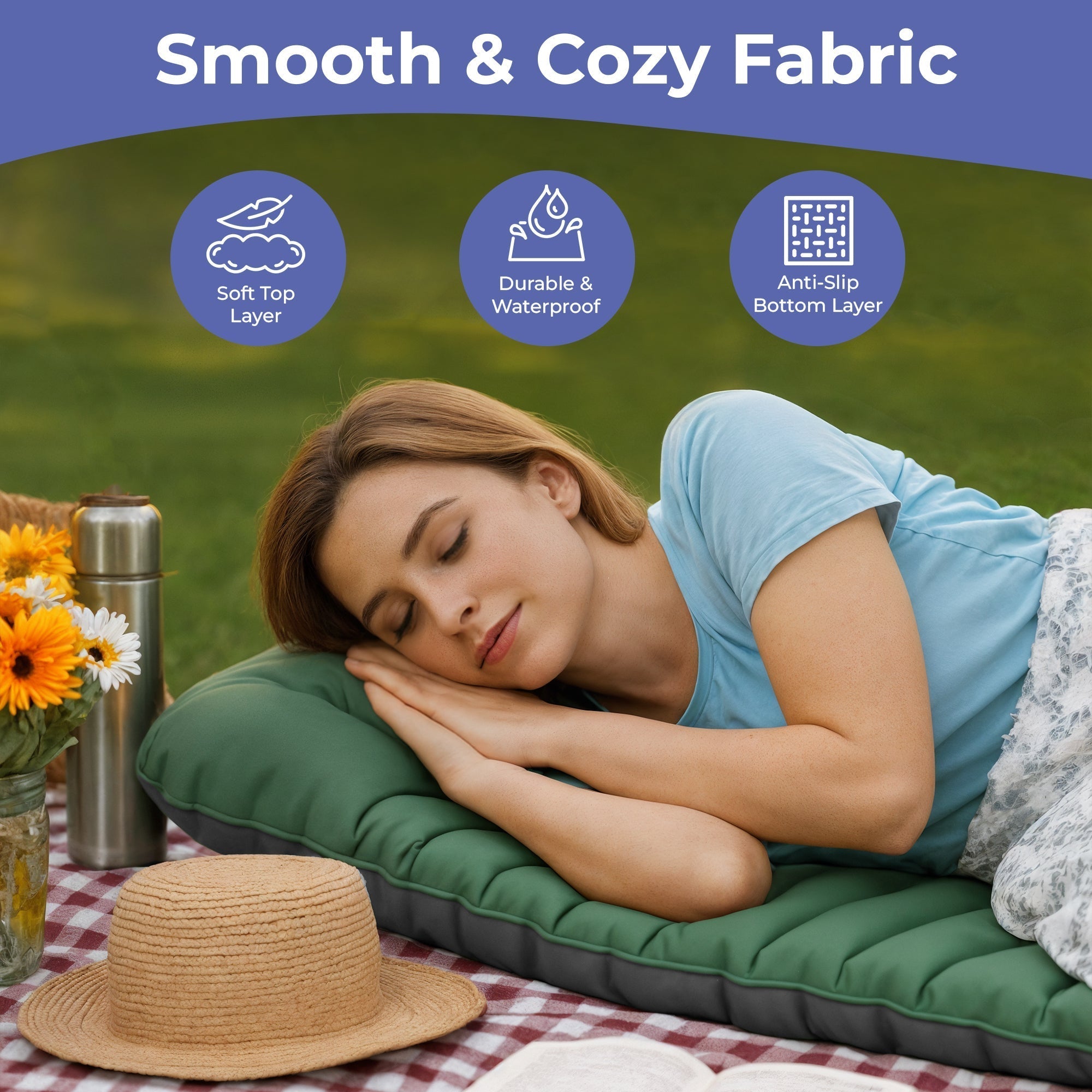 Inflatable Camping Mattress - TrailNest