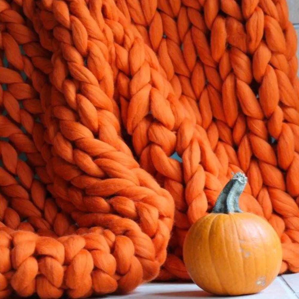 Chunky XL Wool Yarn for Cozy Blankets - LuxeFiber