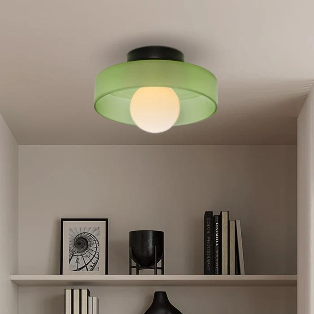 Modern Round Ceiling Light - LumaGlow