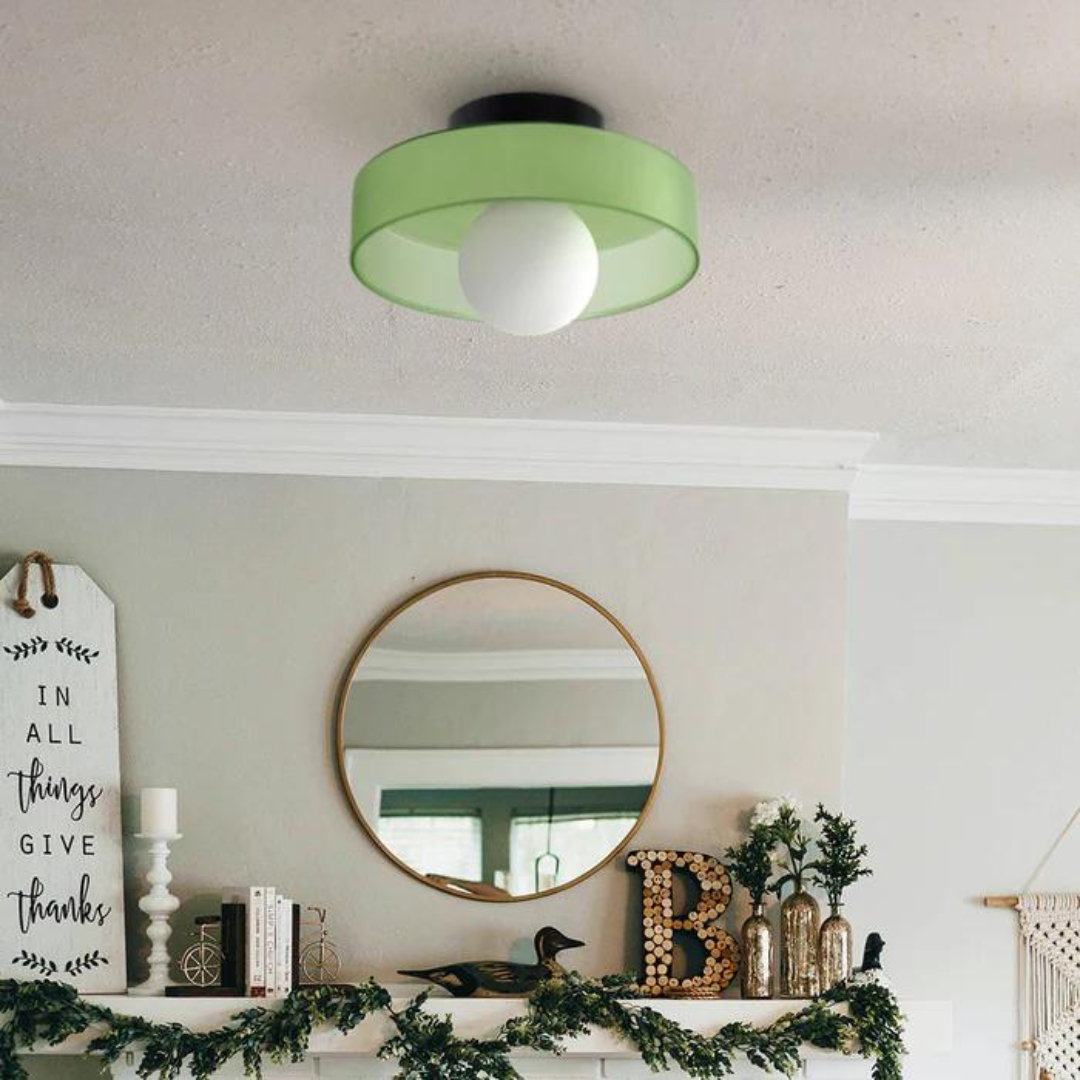 Modern Round Ceiling Light - LumaGlow