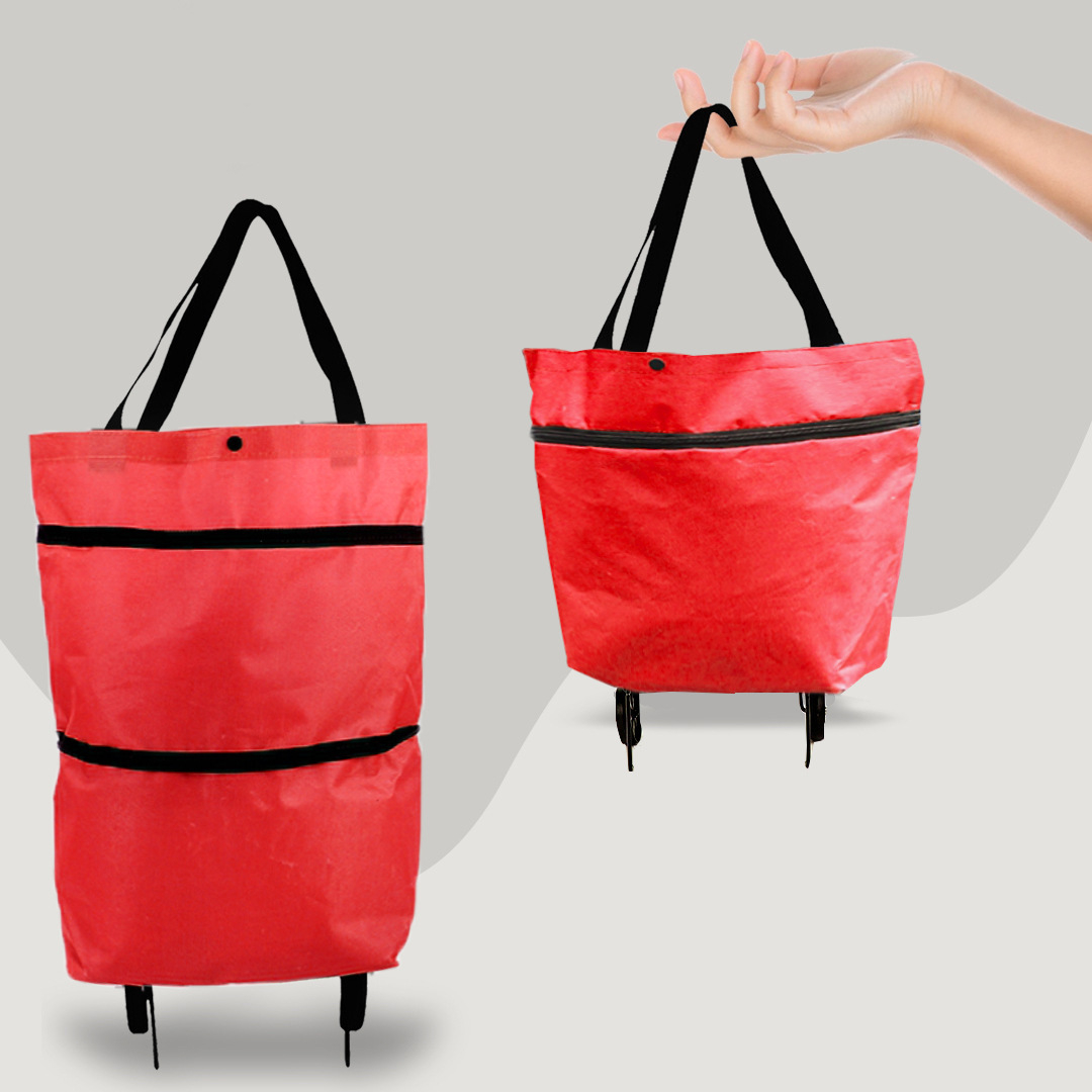 Convertible Shopping Bag with Wheels - LuxeCarry