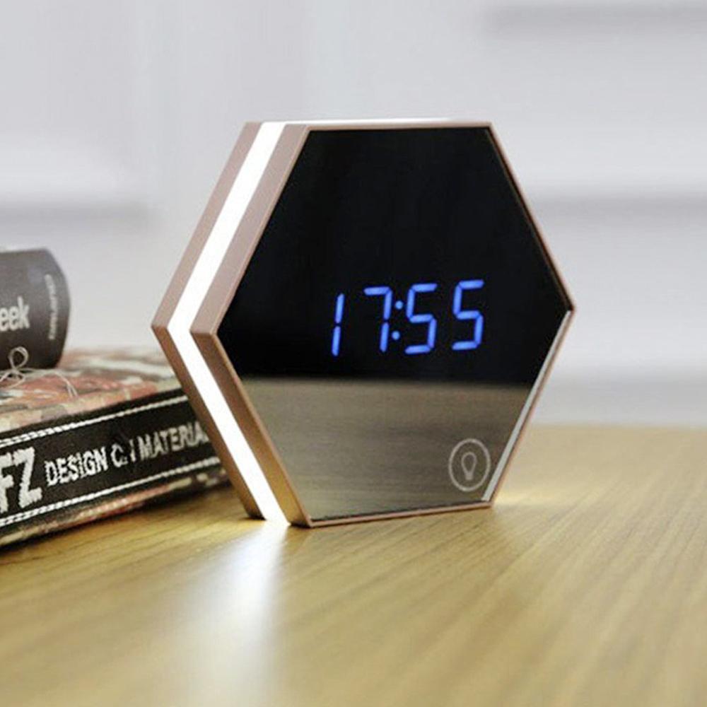 Digital Wall Mirror Clock - LuxeTime