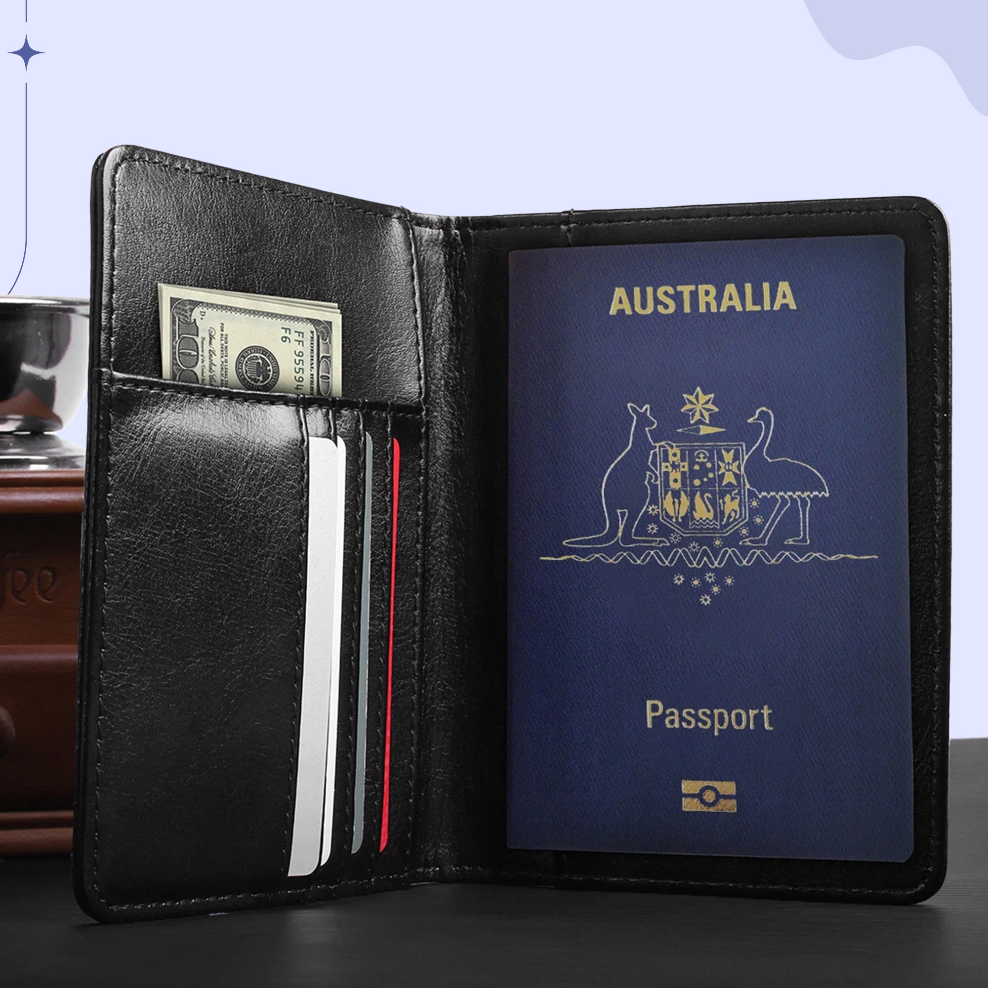 Passport Wallet - LuxeTravel Essentials