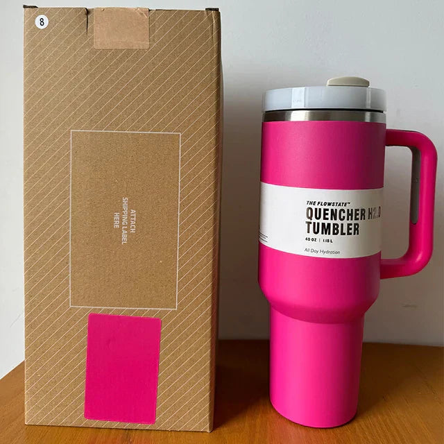 Insulated Travel Cup with Straw - LuxeSip