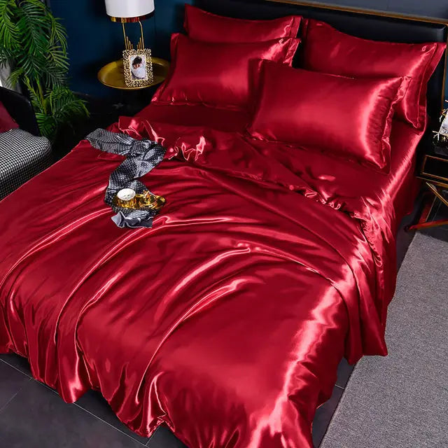 Silk Duvet Cover - LuxeDreams
