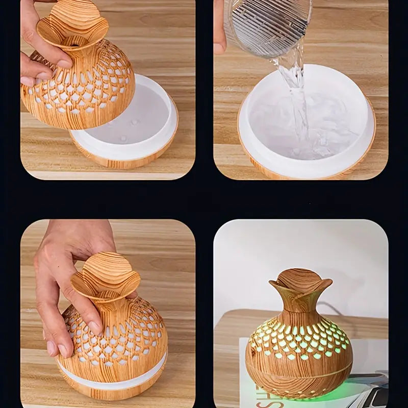 Aroma Diffuser with Color-Changing Lights - PureEssence