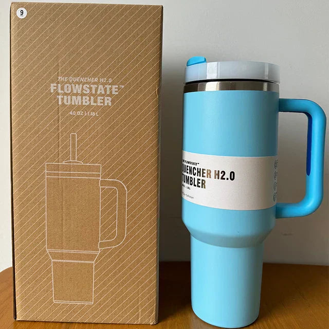 Insulated Travel Cup with Straw - LuxeSip