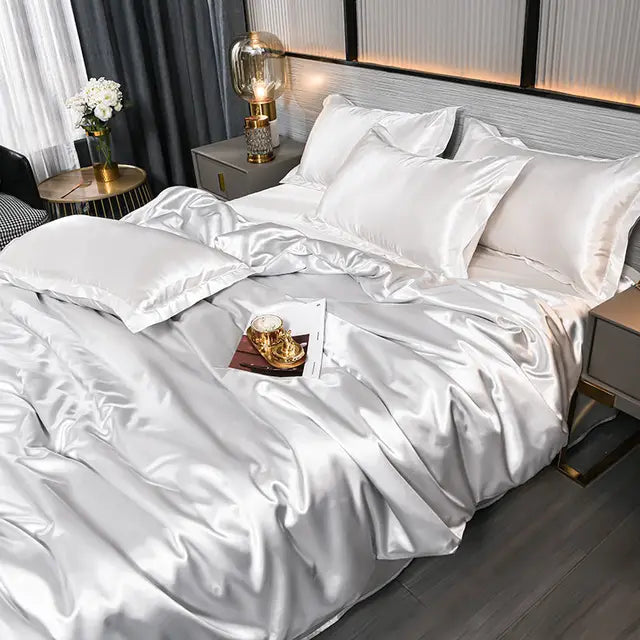 Silk Duvet Cover - LuxeDreams