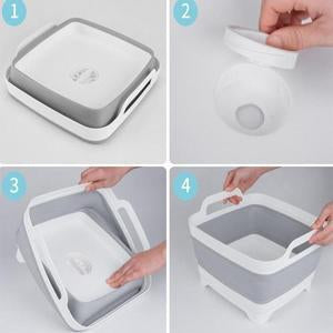 Foldable Kitchen Basket - LuxeNest Essentials