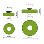 Modern Round Ceiling Light - LumaGlow