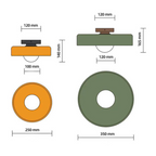 Modern Round Ceiling Light - LumaGlow