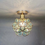Floral Glass Ceiling Light - Luminara Designs