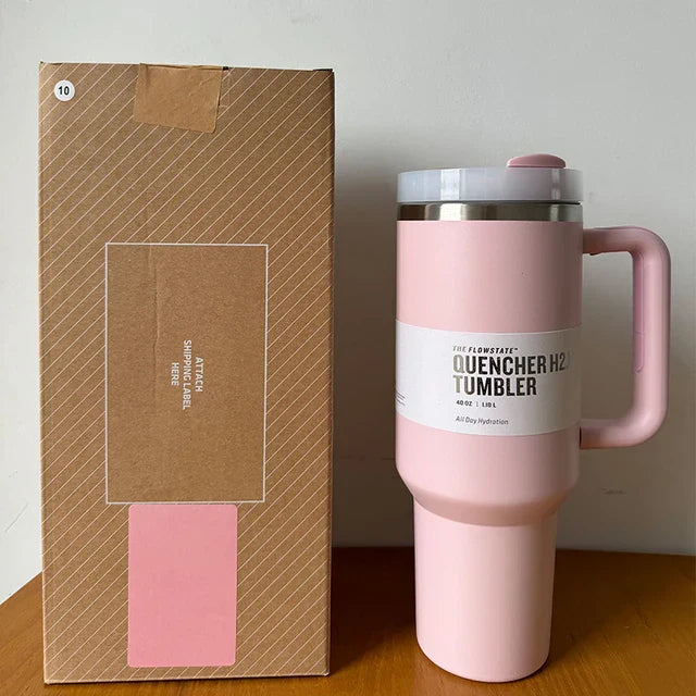 Insulated Travel Cup with Straw - LuxeSip