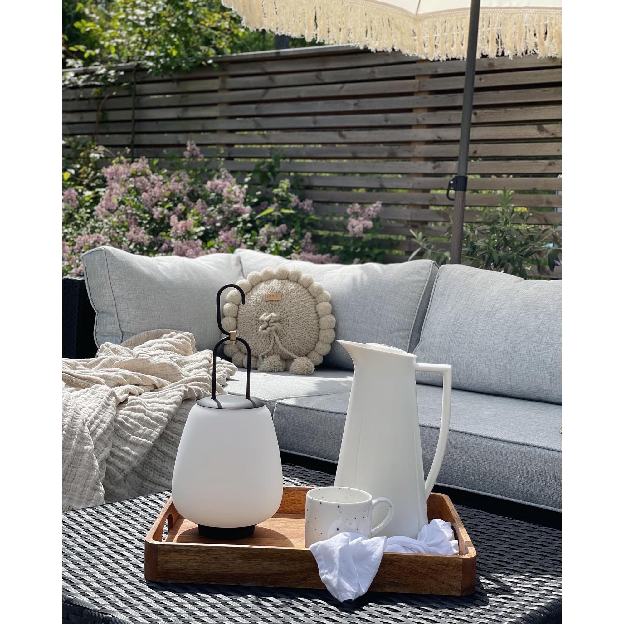 LunaGlow Patio Lantern - Elegant Outdoor Lighting Solution