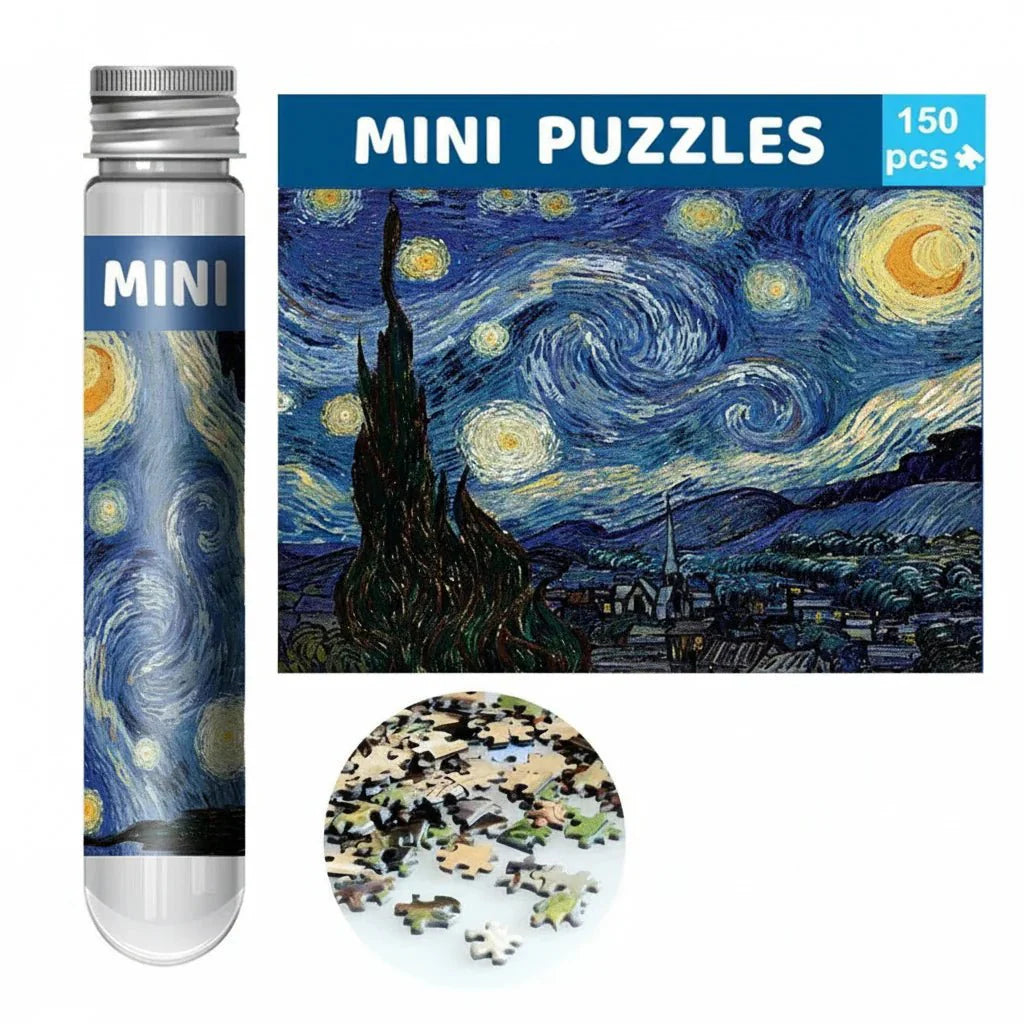 Starry Night Mini Puzzle - Artistry in a Test Tube