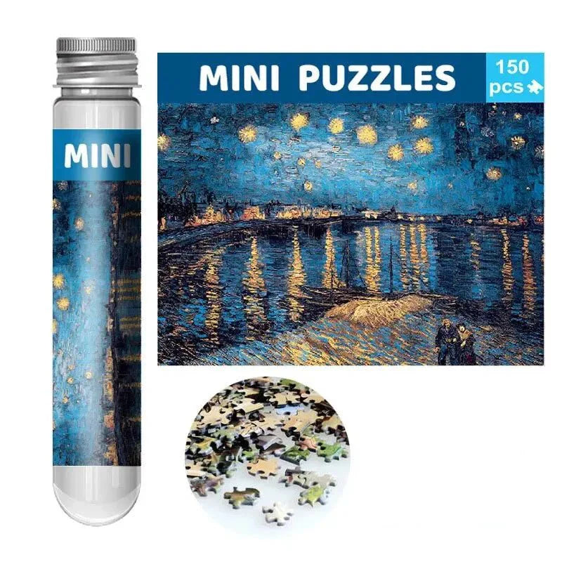 Starry Night Mini Puzzle - Artistry in a Test Tube