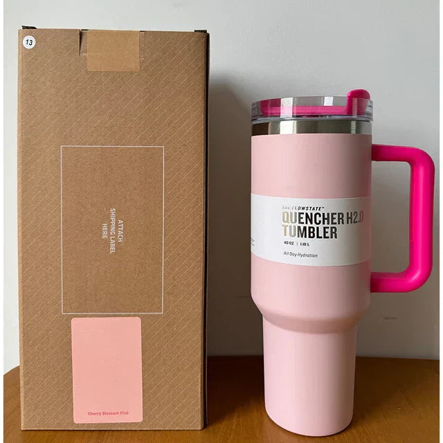 Insulated Travel Cup with Straw - LuxeSip