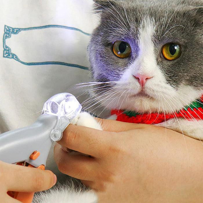 Pet Nail Clipper with LED Light - Pawsitive Grooming