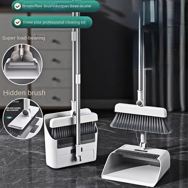 SweepMaster Pro Broom and Dustpan Set - CleanCraft