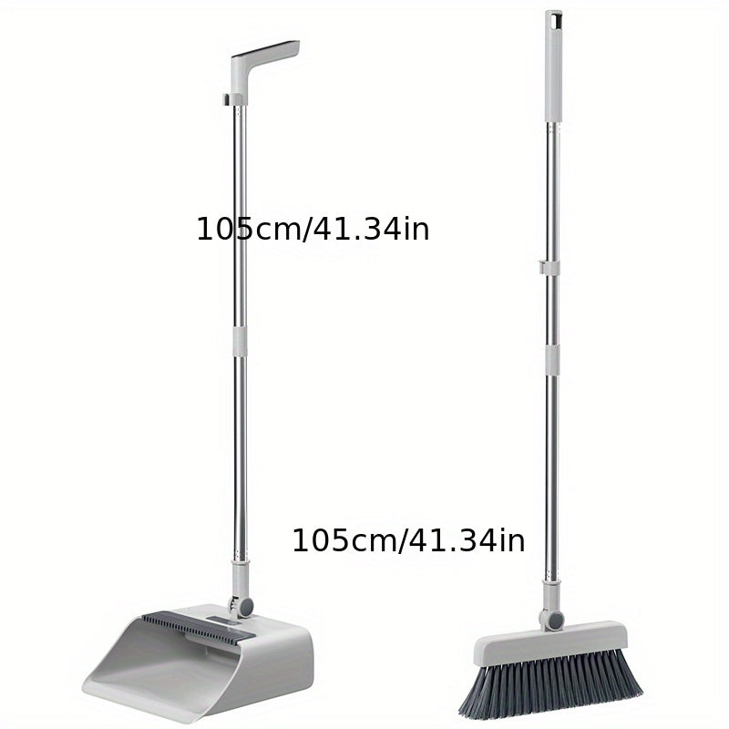 SweepMaster Pro Broom and Dustpan Set - CleanCraft