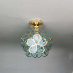 Floral Glass Ceiling Light - Luminara Designs