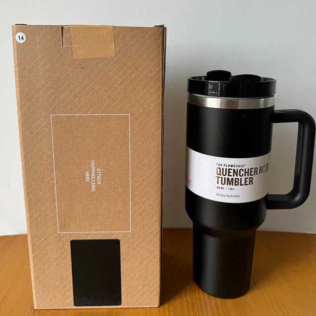 Insulated Travel Cup with Straw - LuxeSip