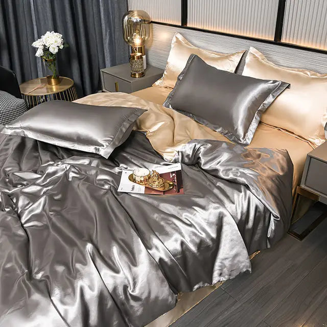 Silk Duvet Cover - LuxeDreams