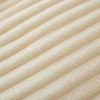 Cozy Striped Fleece Blanket – LuxeNest