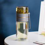 Double-Walled Glass Water Bottle with Infuser - AquaPure